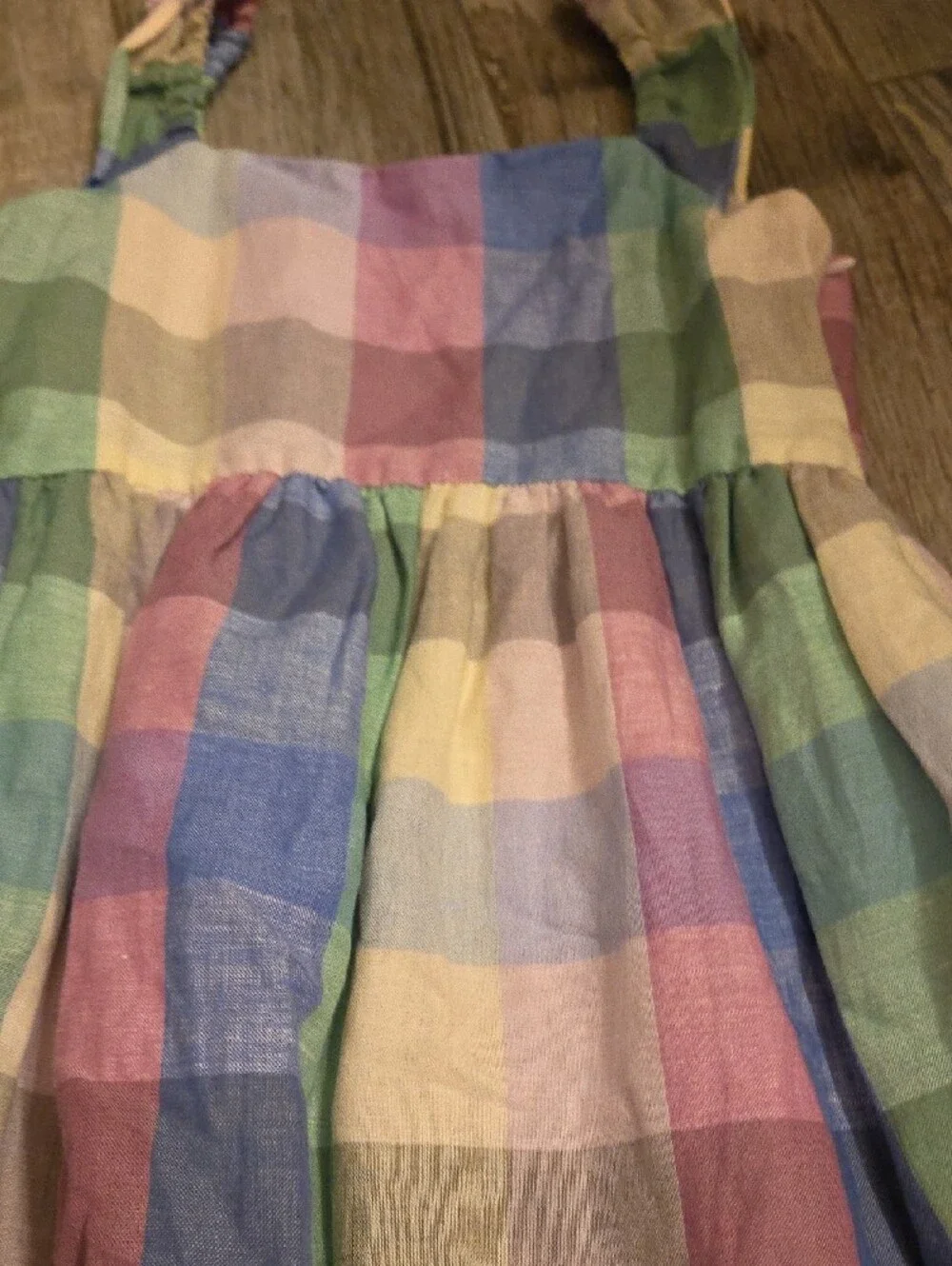 GAP Pastel Plaid Sundress in Pink, Blue, Green, Yellow